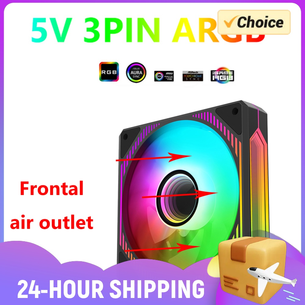Case Fan Controller - 120 mm pc-ventilator met 24 ledlampjes,