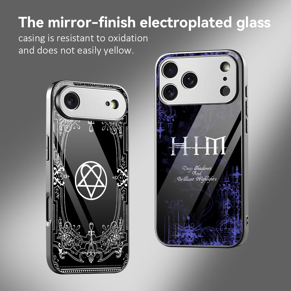 Computer Case - ROCK Band H-HIM Telefoonhoesje voor iPhone
