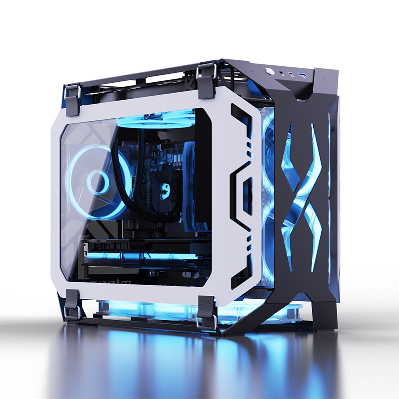 Pc Chassis - Lovingcool Nieuw Ontwerp Open Stijl Gaming