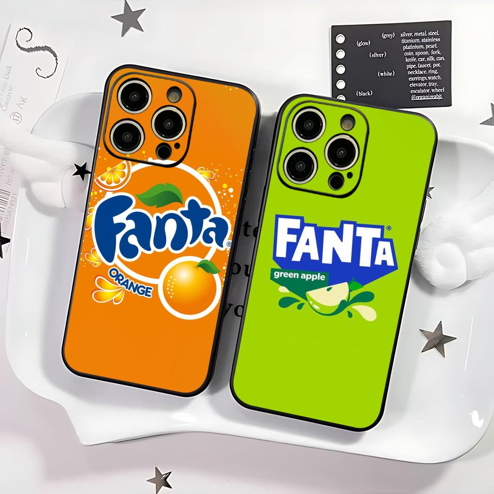 Mini Pc Case - Populair dranken-design Fanta telefoonhoesje voor iPhone