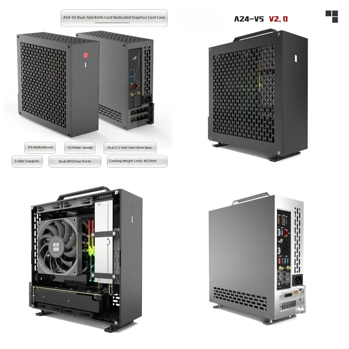 5 Liter Mini A24-V5 2.0 Dual S - Pc Chassis recensie en prijs