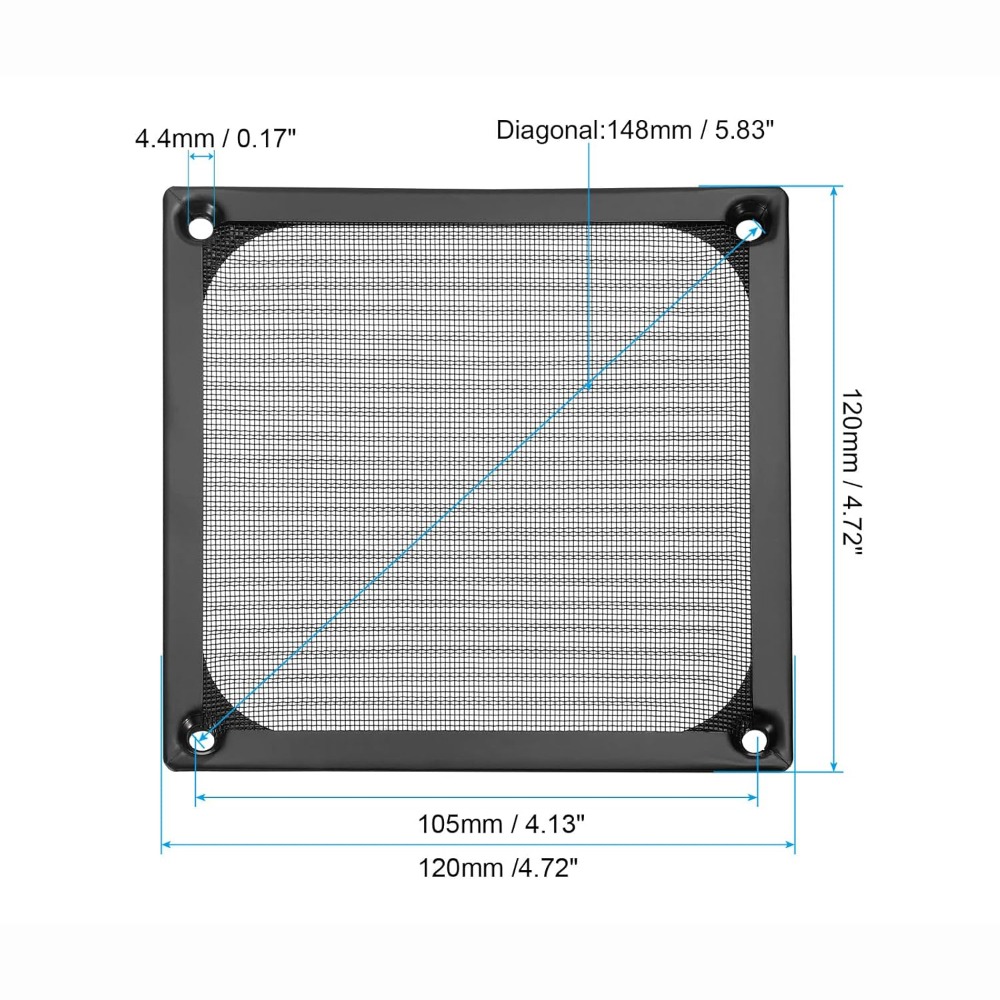 Mesh Cover Anti-roest Computer - Dust Filter Pc recensie en prijs
