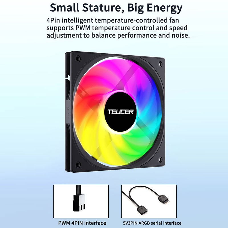 Teucer 120 mm PC-behuizingsven - Pc Chassis recensie en prijs