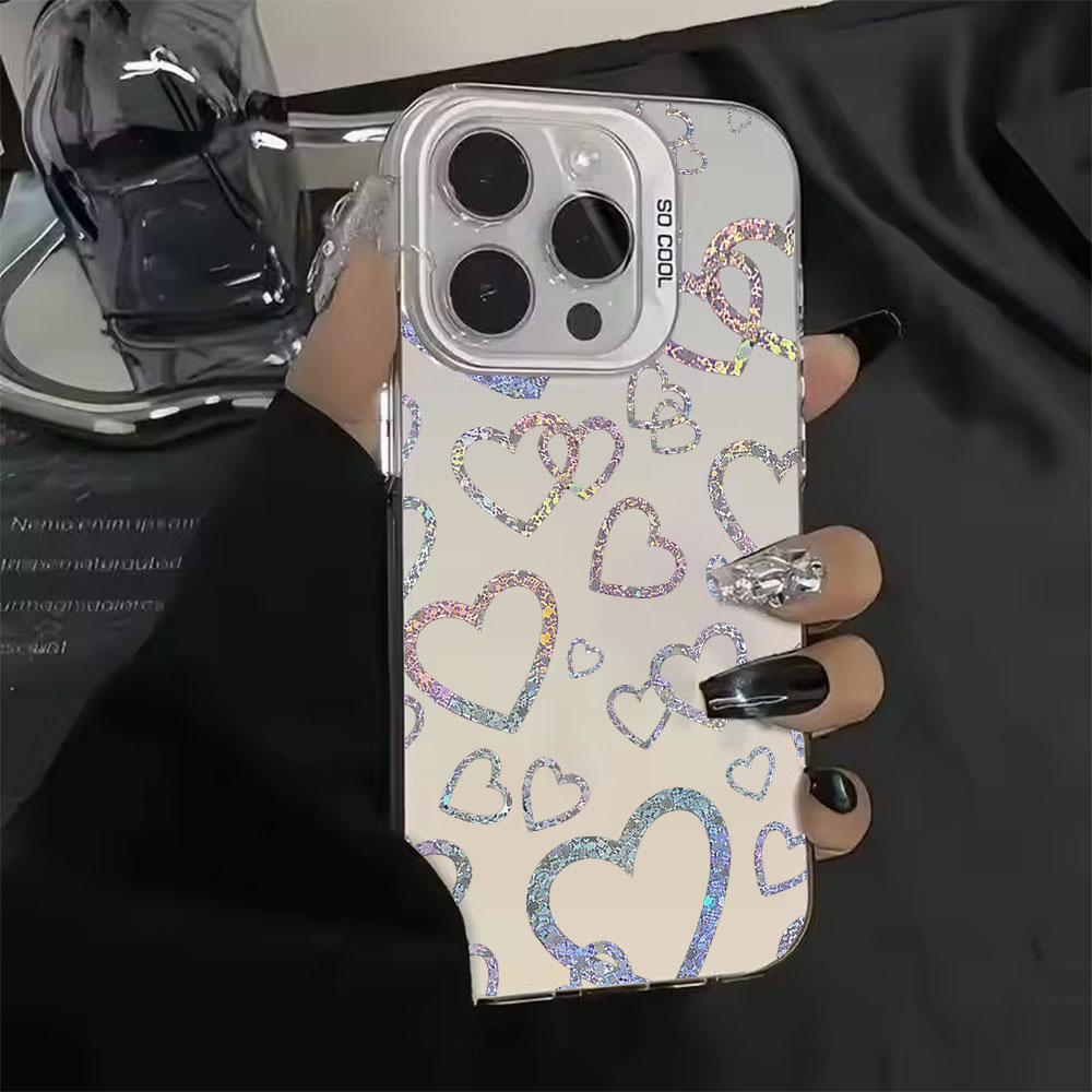 Kleurrijke hoes met hartprint  - Mini Pc Case recensie en prijs