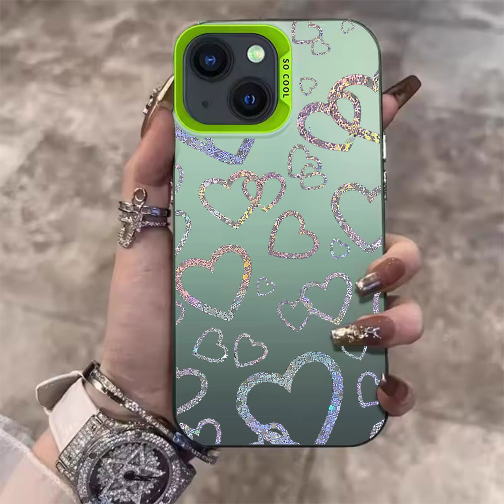 Kleurrijke hoes met hartprint  - Mini Pc Case recensie en prijs