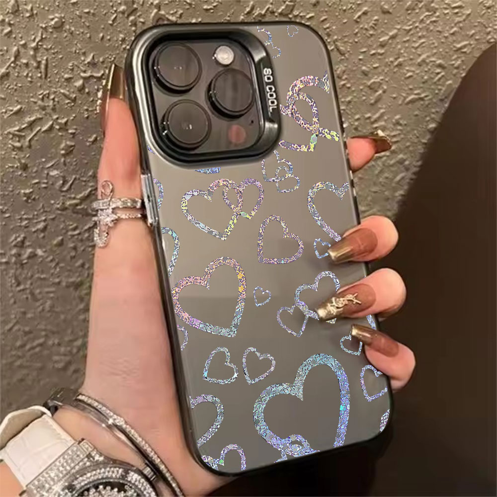 Kleurrijke hoes met hartprint  - Mini Pc Case recensie en prijs