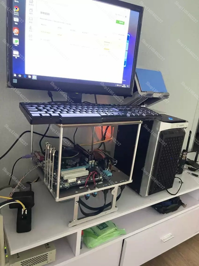 Open frame testbank van volled - Aluminum Open Frame Test Bench Water Cooling recensie en prijs