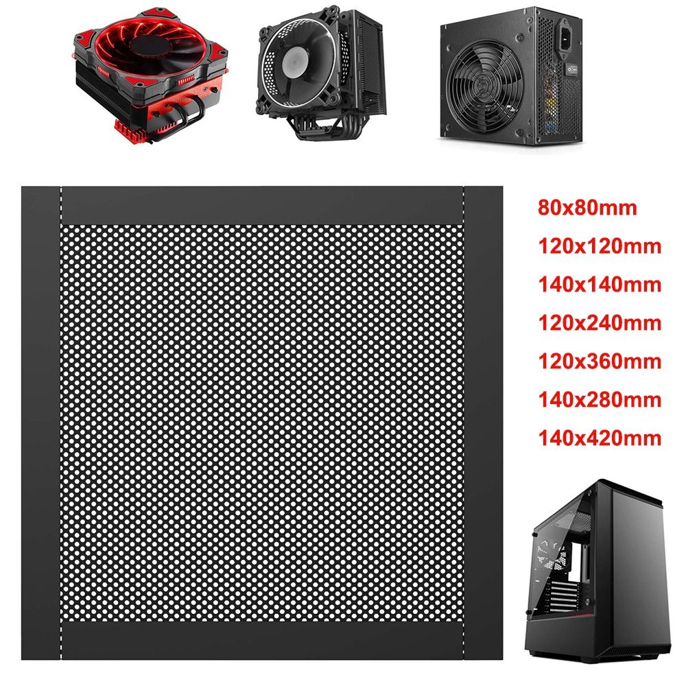 Nieuwe PVC Stoffilterkap Zwart - Dust Filter Pc recensie en prijs