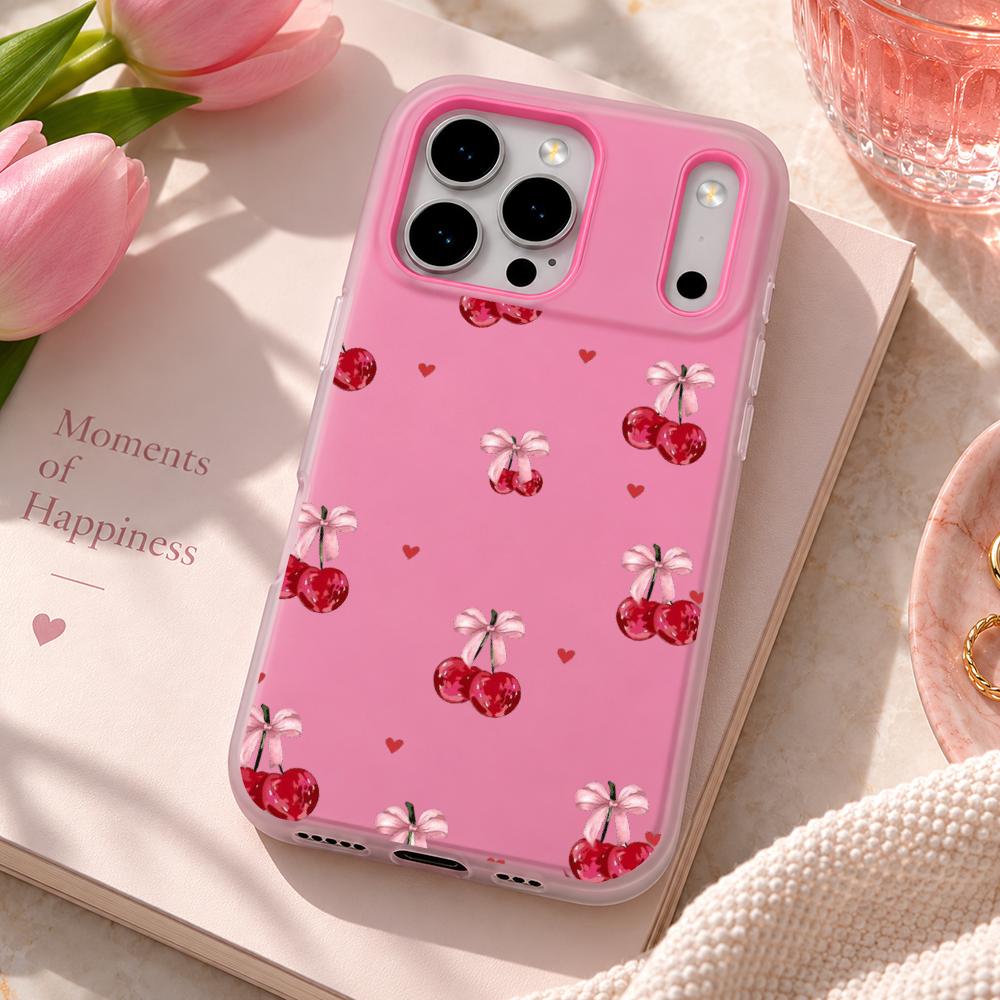 Schattig roze hart met strik t - Matte Pc Case recensie en prijs