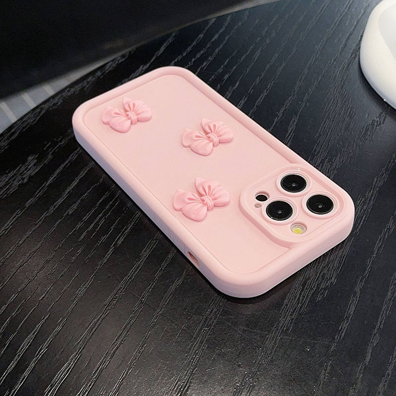 Roze strik telefoonhoesje voor - Matte Pc Case recensie en prijs