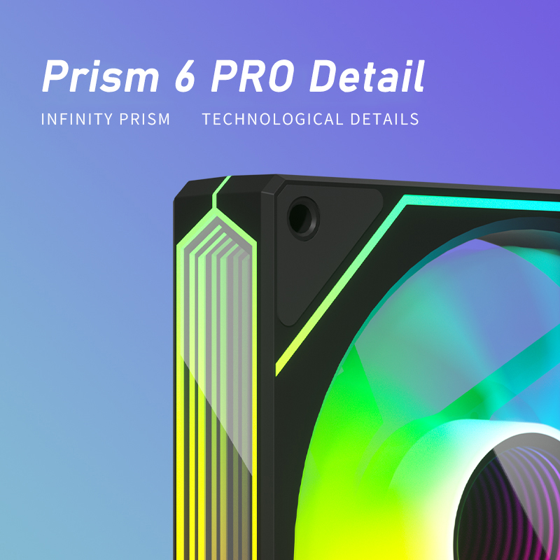 ZEZZIO PRISM 6 PRO 120mm ARGB  - Case Fan Controller recensie en prijs