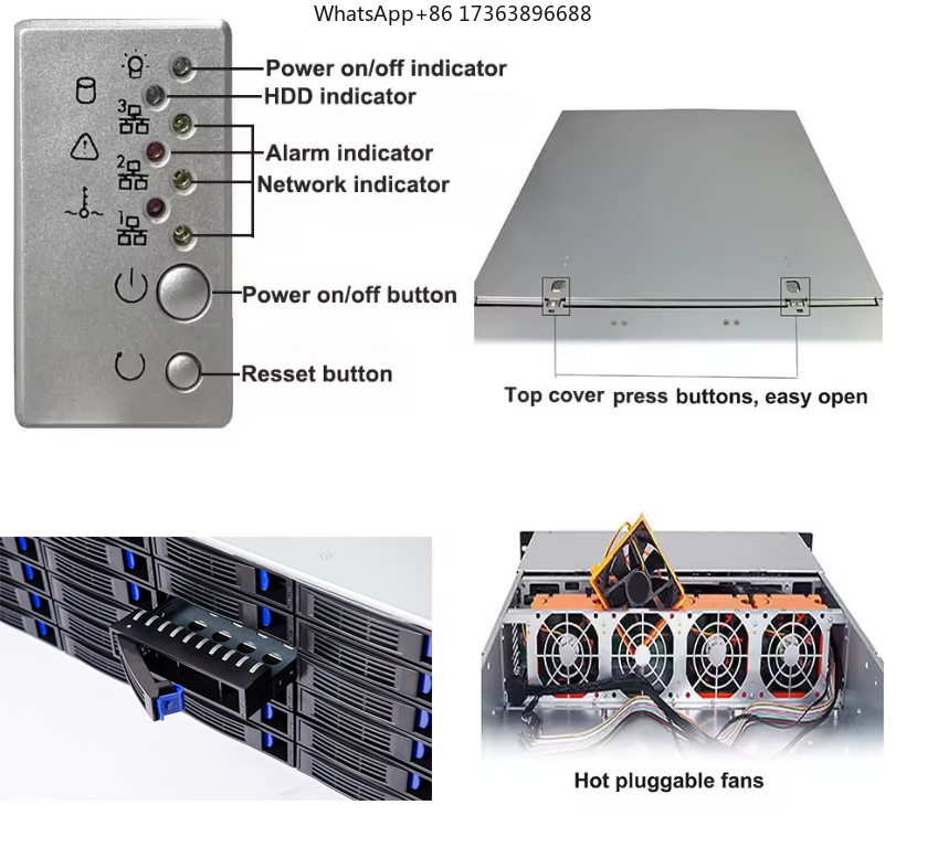 4U Rackmount Serverkast met 24 - Case Fans recensie en prijs